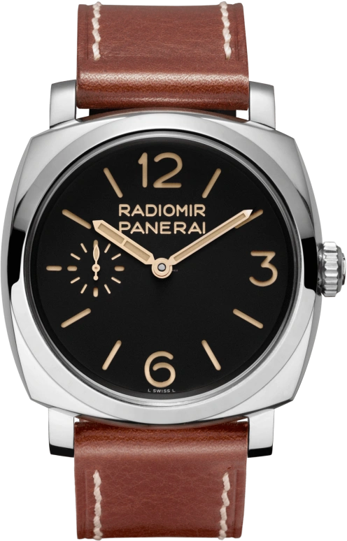 Panerai,Radiomir 1940 47mm,47mm,Stainless Steel,Black,Handwound,55hours,In-house Caliber,PAM00399