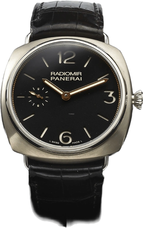 Panerai,Radiomir 47mm,47mm,Titanium,Black,Handwound,55hours,In-house Caliber,PAM00309