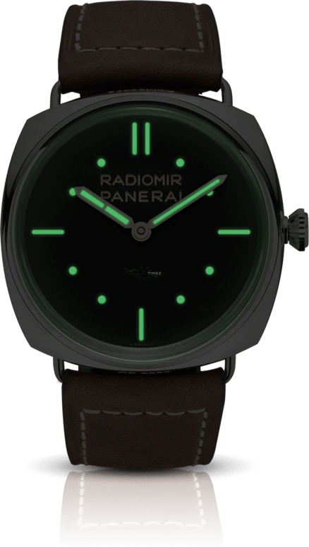 Panerai,Radiomir 47mm,47mm,Stainless Steel,Black,Handwound,Day,72hours,PAM00425