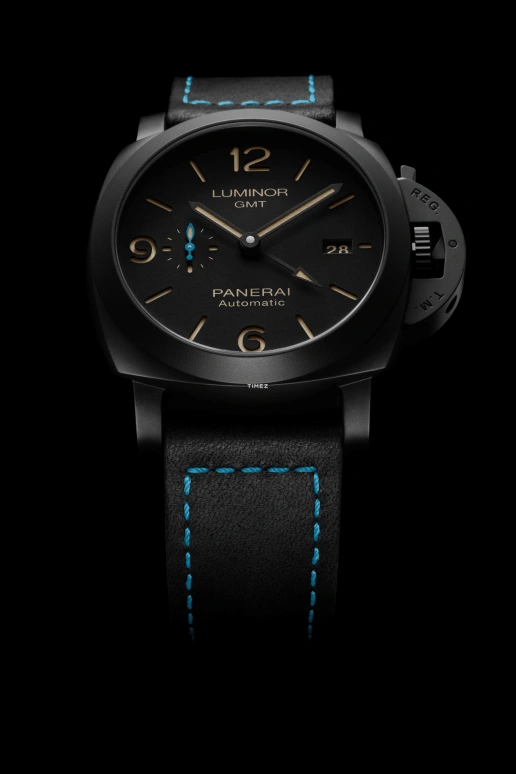 Panerai,Luminor 1950 44mm,44mm,Titanium,Ceramic,Black,Automatic,Day,Dule Time,PAM01441