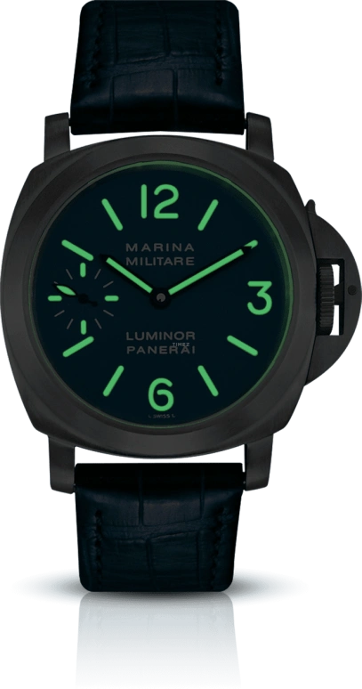 Panerai,Luminor 44mm,44mm,Titanium,Blue,Handwound,Chronograph,Day,PAM00082