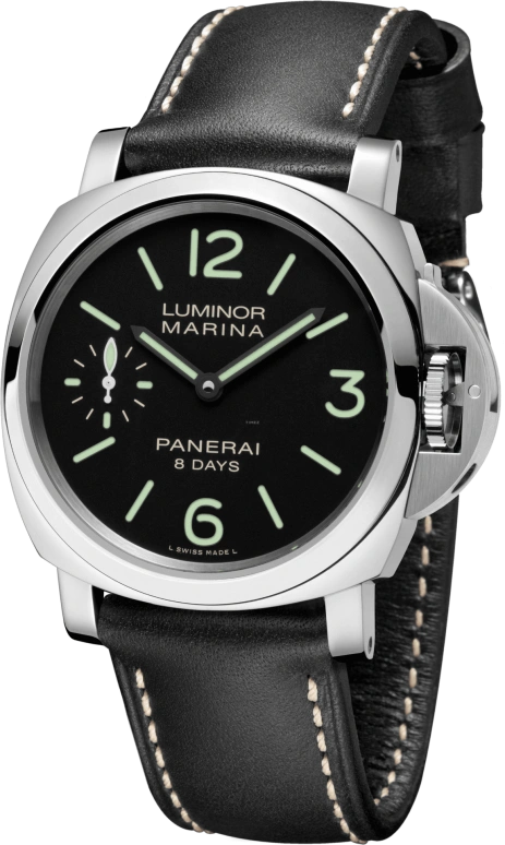 Panerai,Luminor 44mm,44mm,Stainless Steel,Black,Handwound,192hours,In-house Caliber,PAM00510