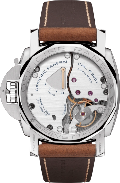 Panerai,Luminor 1950 47mm,47mm,Stainless Steel,Black,Handwound,Date,Power Reserve Indicator,PAM00422