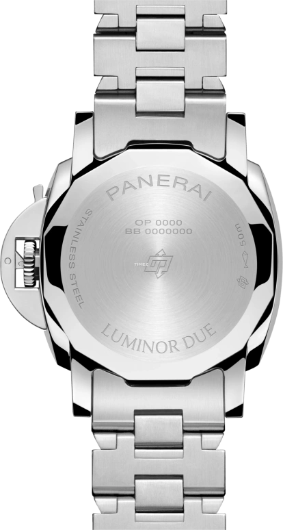 Panerai,Luminor Due 38mm,38mm,Stainless Steel,Blue,Automatic,Day,72hours,PAM01309
