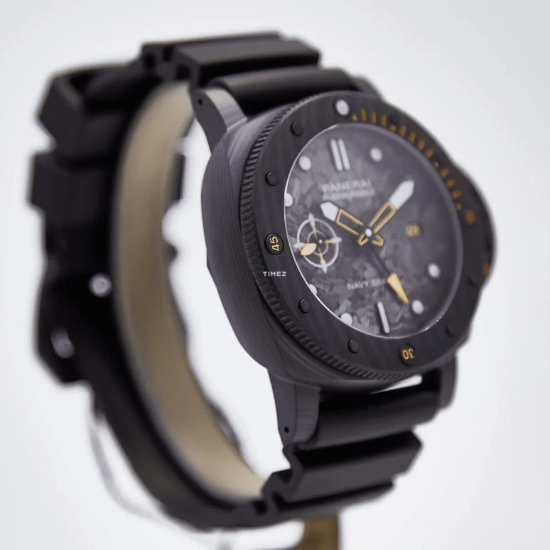 Panerai,Submersible 44mm,44mm,Ceramic,Carbotech,Grey,Automatic,Day,72hours,PAM01324