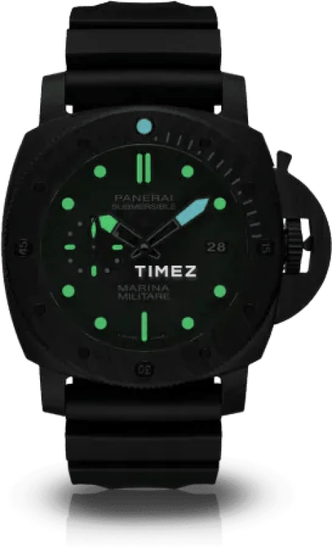Panerai,Submersible 47mm,47mm,Carbon,Carbotech,Black,Automatic,Day,72hours,PAM02979