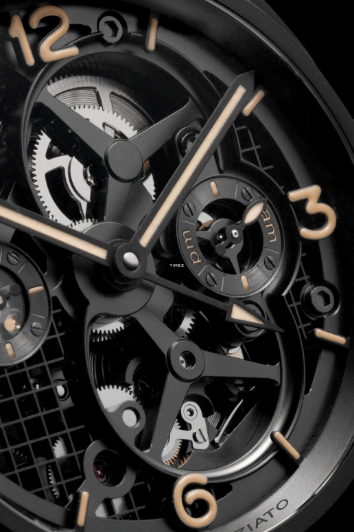 Panerai,Radiomir 48mm,48mm,Ceramic,Skeleton,Handwound,Power Reserve Indicator,Dule Time,Tourbillon,Day / Night Indication,144hours,In-house Caliber,PAM00350