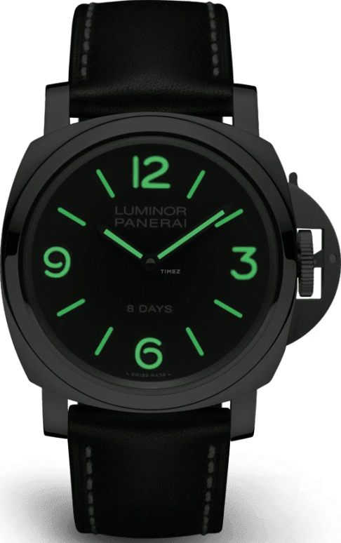Panerai,Luminor 44mm,44mm,Stainless Steel,Black,Handwound,192hours,In-house Caliber,PAM00560