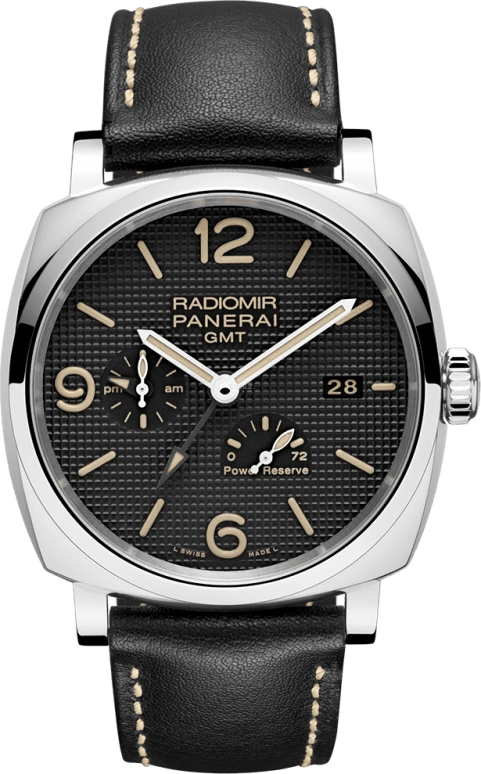 Panerai,Radiomir 1940 45mm,45mm,Stainless Steel,Black,Automatic,Date,Power Reserve Indicator,PAM00628