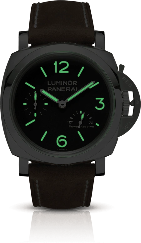 Panerai,Luminor 1950 47mm,47mm,Stainless Steel,Black,Handwound,Power Reserve Indicator,72hours,PAM00423