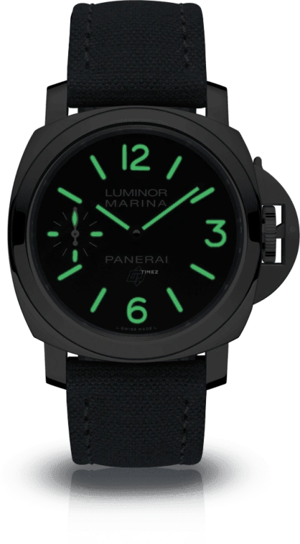 Panerai,Luminor 44mm,44mm,Stainless Steel,Black,Handwound,72hours,In-house Caliber,PAM00777