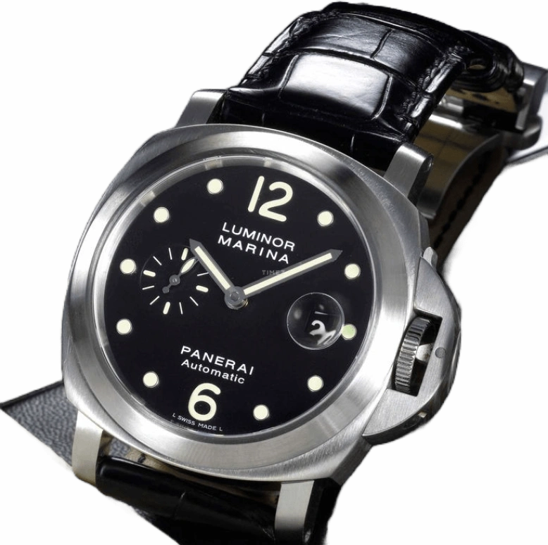 Panerai,Luminor 44mm,44mm,Stainless Steel,Black,Automatic,Day,42hours,PAM00260