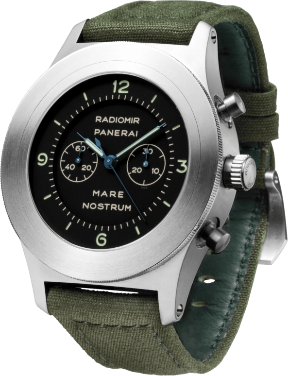 Panerai,Mare Nostrum 52mm,52mm,Stainless Steel,Black,Handwound,Chronograph,55hours,PAM00300