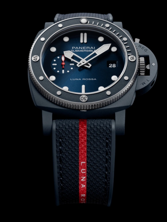 Panerai,Submersible 44mm,44mm,Ti-Ceramitech™,Blue,Automatic,Day,72hours,PAM01466
