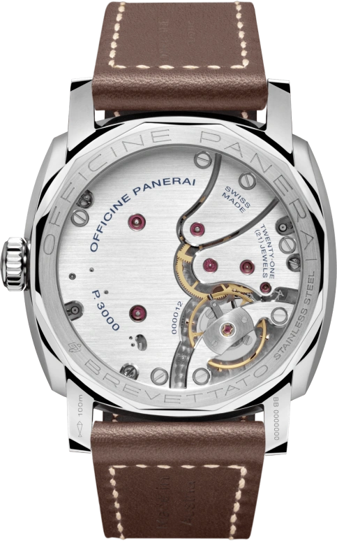 Panerai,Radiomir 1940 47mm,47mm,Stainless Steel,Brown,Handwound,72hours,In-house Caliber,PAM00662