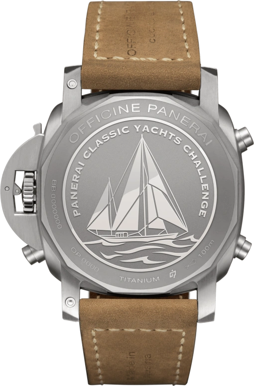 Panerai,Luminor 1950 47mm,47mm,Titanium,Black,Automatic,Chronograph,Flyback,Column Wheel,PAM00652