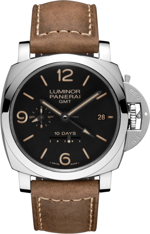 Panerai,Luminor 1950 44mm,44mm,Stainless Steel,Black,Automatic,Date,Power Reserve Indicator,PAM00533