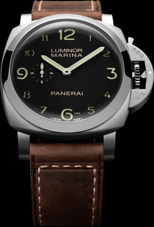 Panerai,Luminor 44mm,44mm,Stainless Steel,Black,Automatic,72hours,In-house Caliber,PAM01759