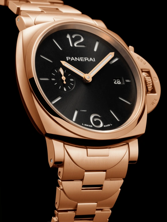 Panerai,Luminor Due 42mm,42mm,Goldtech,Black,Automatic,Day,72hours,PAM01442