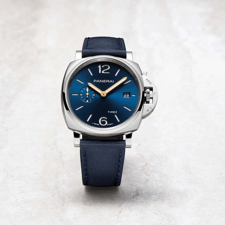 Panerai,Luminor 42mm,42mm,Stainless Steel,Blue,Automatic,Day,72hours,PAM01429
