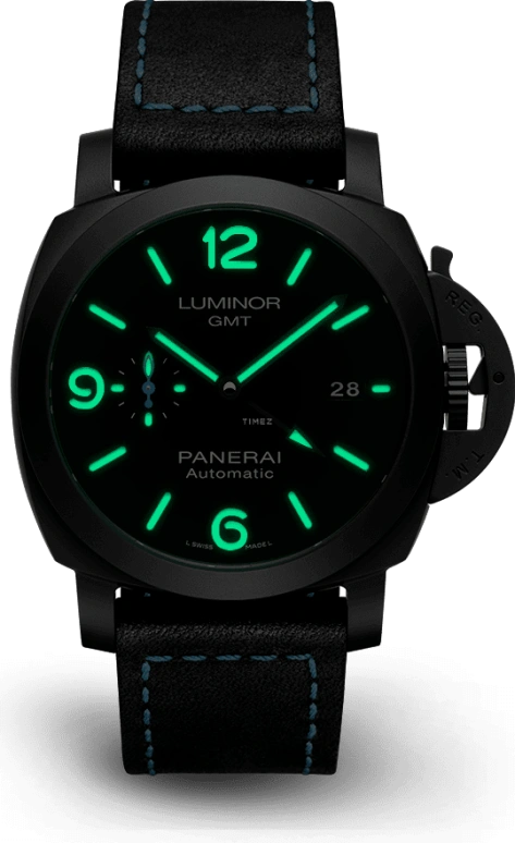 Panerai,Luminor 1950 44mm,44mm,Titanium,Ceramic,Black,Automatic,Date,Power Reserve Indicator,PAM01441,PAM01441.2