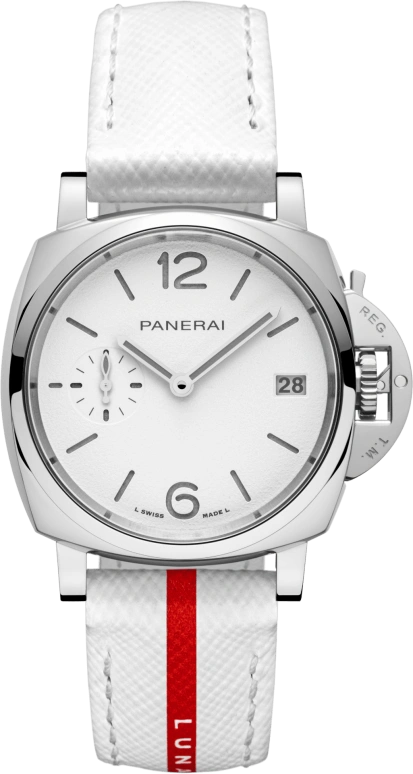 Panerai,Luminor Due 38mm,38mm,Stainless Steel,White,Automatic,Date,72hours,PAM01306