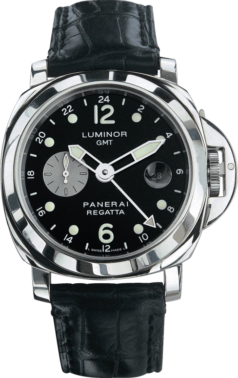 Panerai,Luminor 44mm,44mm,Stainless Steel,Black,Automatic,Date,42hours,PAM00156