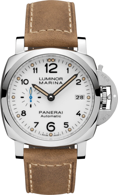 Panerai,Luminor 1950 42mm,42mm,Stainless Steel,White,Automatic,Date,72hours,PAM01523