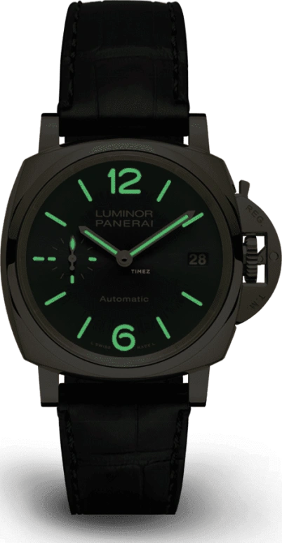 Panerai,Luminor Due 38mm,38mm,Red Gold,Black,Automatic,Date,72hours,PAM01029