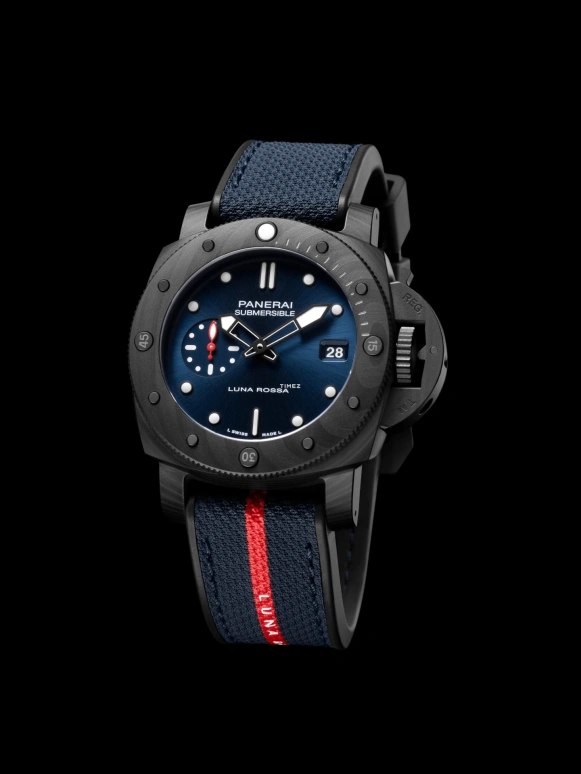 Panerai,Submersible 42mm,42mm,Carbotech,Blue,Automatic,Day,72hours,PAM01563