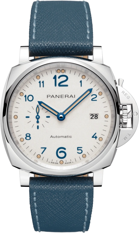 Panerai,Luminor Due 42mm,42mm,Stainless Steel,White,Automatic,Date,72hours,PAM00906