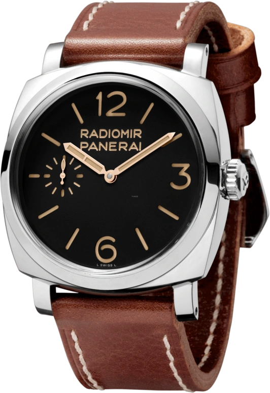 Panerai,Radiomir 1940 47mm,47mm,Stainless Steel,Black,Handwound,55hours,In-house Caliber,PAM00399