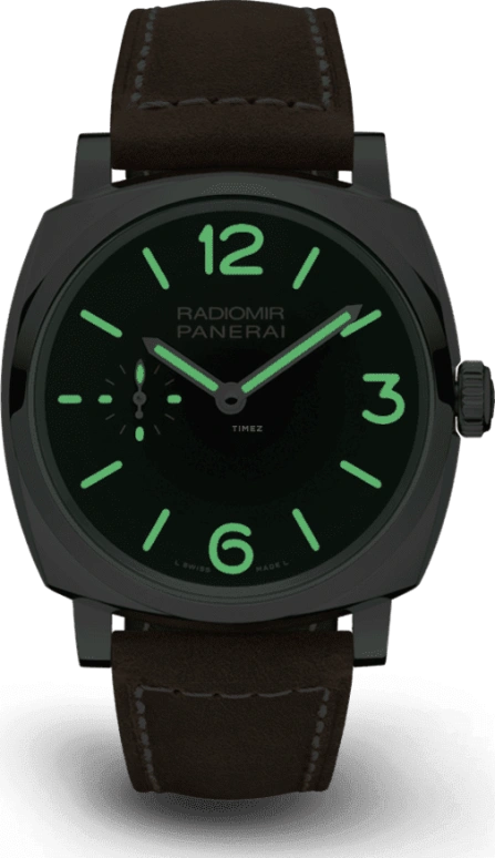 Panerai,Radiomir 1940 42mm,42mm,Stainless Steel,Black,Handwound,72hours,In-house Caliber,PAM00574