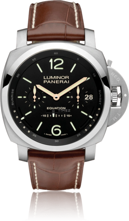 Panerai,Luminor 1950 50mm,50mm,White Gold,Black,Handwound,Month,Date,Power Reserve Indicator,Tourbillon Escapement,96hours,In-house Caliber,PAM36502