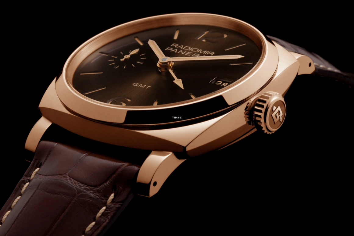 Panerai,Radiomir 1940 42mm,42mm,Red Gold,Brown,Handwound,Day,Power Reserve Indicator,Dule Time,PAM00570