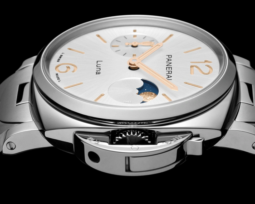 Panerai,Luminor Due 38mm,38mm,Stainless Steel,Stainless Steel,White,Automatic,Moonphase,72hours,PAM01301