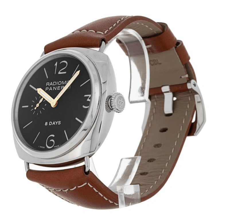 Panerai,Radiomir 45mm,45mm,Stainless Steel,Black,Handwound,192hours,In-house Caliber,PAM00190