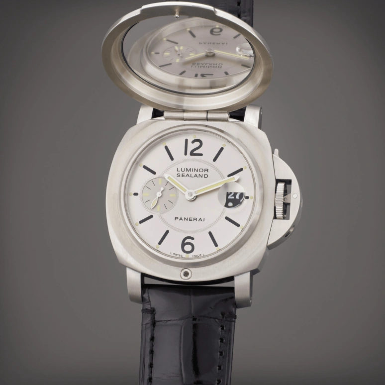 Panerai,Luminor 44mm,44mm,Stainless Steel,Silver,Automatic,Day,42hours,PAM00842
