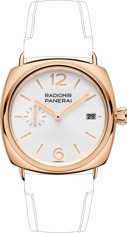 Panerai,Radiomir 40mm,40mm,Goldtech,Luminous,White,Automatic,Day,72hours,PAM01026