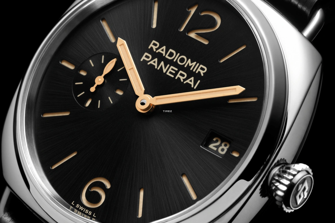 Panerai,Radiomir 40mm,40mm,Stainless Steel,Luminous,Black,Automatic,Day,Sapphire,Crystal Glass,PAM01294