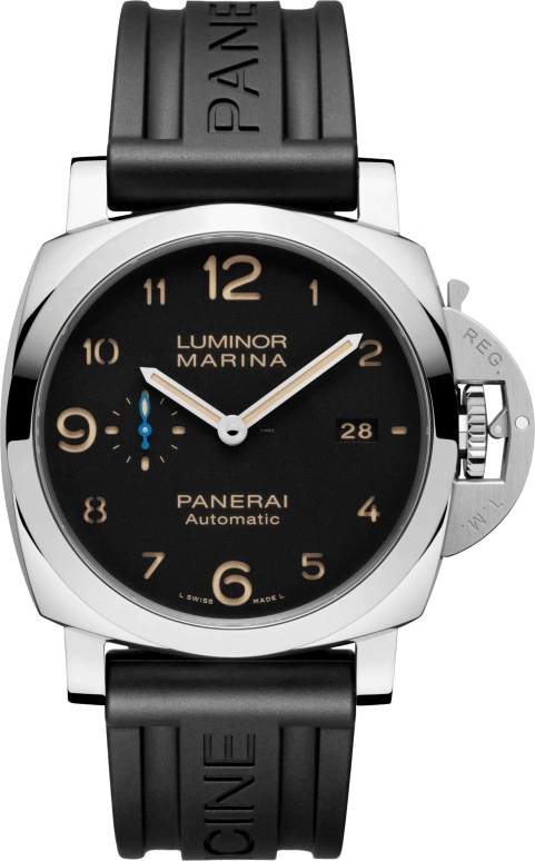 Panerai,Luminor 1950 44mm,44mm,Stainless Steel,Black,Automatic,Date,72hours,PAM01359