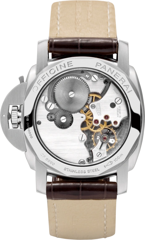 Panerai,Luminor 1950 47mm,47mm,Stainless Steel,Brown,Handwound,192hours,Sapphire,PAM00267