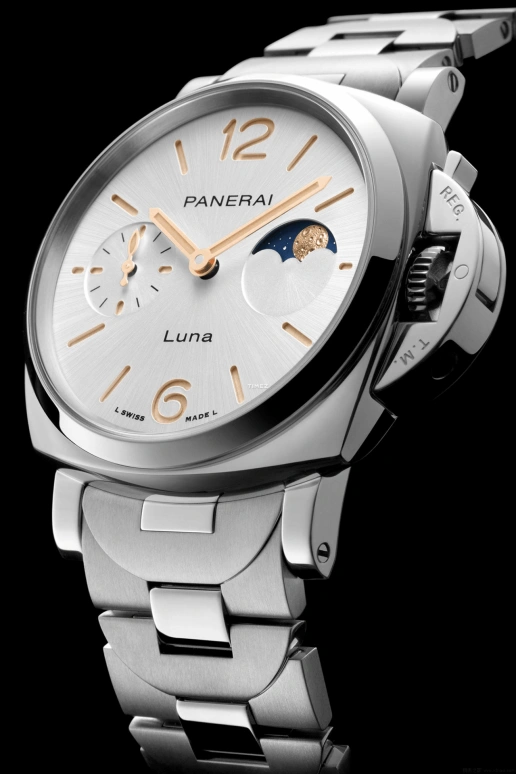 Panerai,Luminor Due 38mm,38mm,Stainless Steel,Stainless Steel,White,Automatic,Moonphase,72hours,PAM01301