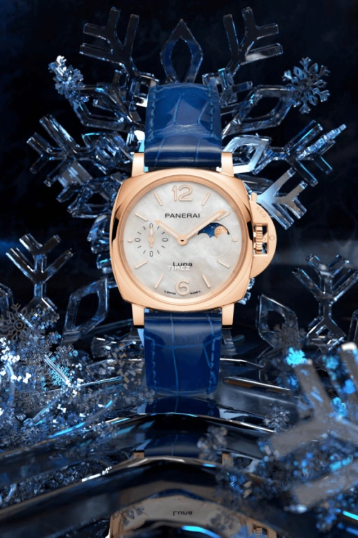 Panerai,Luminor Due 38mm,38mm,Red Gold,White,Automatic,Moonphase,72hours,PAM01181