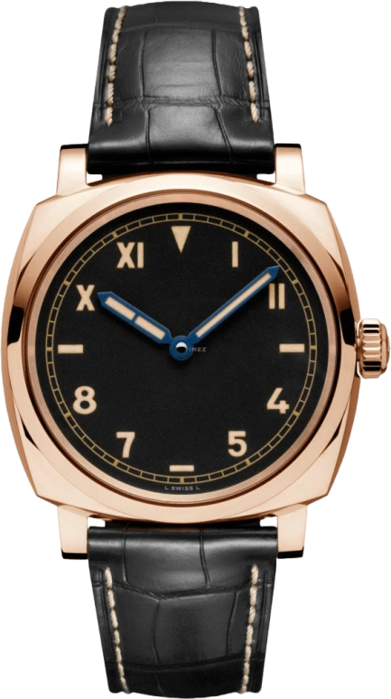 Panerai,Radiomir 1940 42mm,42mm,Red Gold,Black,Handwound,72hours,In-house Caliber,PAM00740