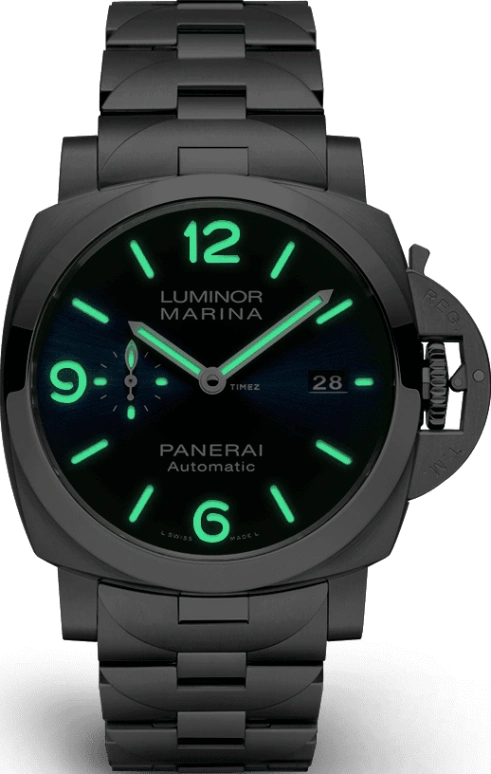 Panerai,Luminor 1950 44mm,44mm,Stainless Steel,Blue,Automatic,Date,72hours,PAM01316