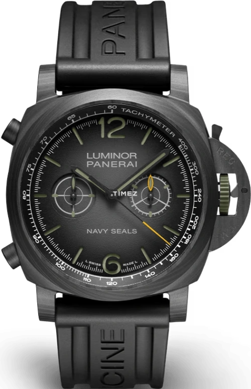 Panerai,Luminor 44mm,44mm,Carbotech,Black,Automatic,Chronograph,72hours,PAM01419