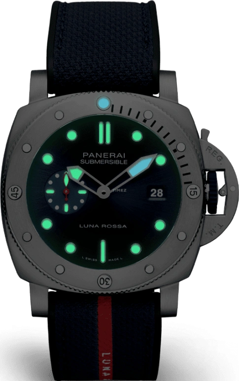 Panerai,Submersible 44mm,44mm,Stainless Steel,Blue,Automatic,Day,72hours,PAM01391