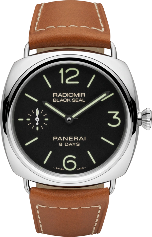 Panerai,Radiomir 45mm,45mm,Stainless Steel,Black,Handwound,192hours,In-house Caliber,PAM00609