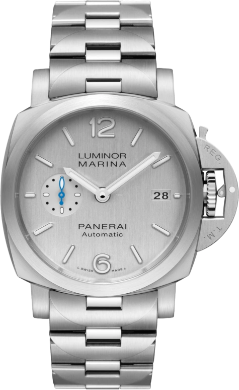 Panerai,Luminor 1950 42mm,42mm,Stainless Steel,Silver,Automatic,Date,72hours,PAM00977